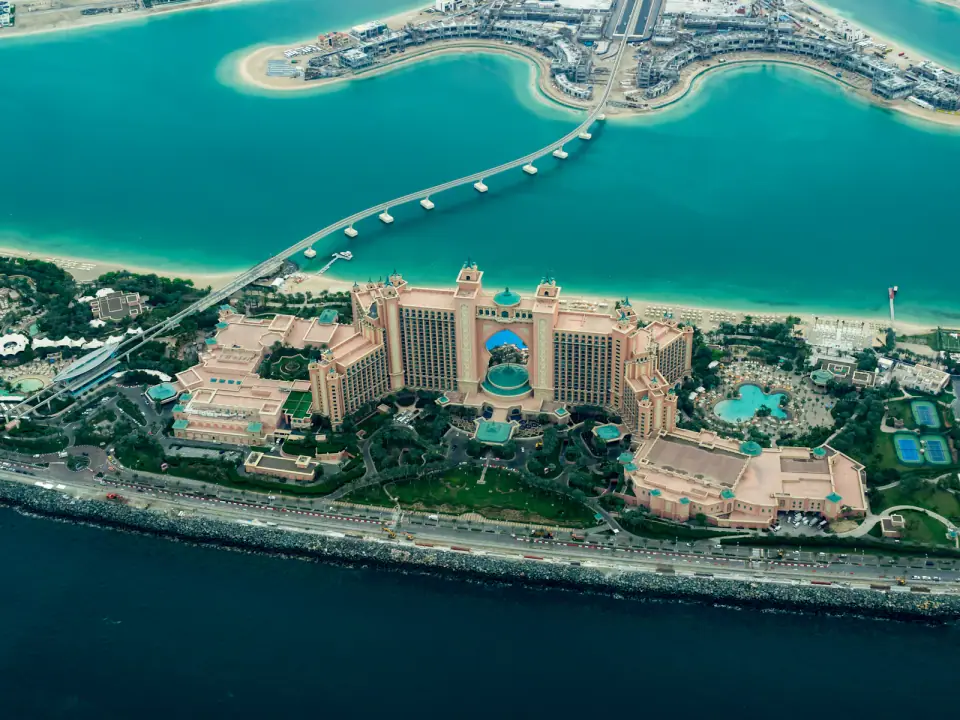 Atlantis The Palm from the air